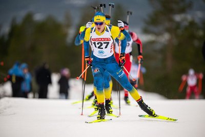 Віталій Мандзин на підготовчій гонці у Швеції