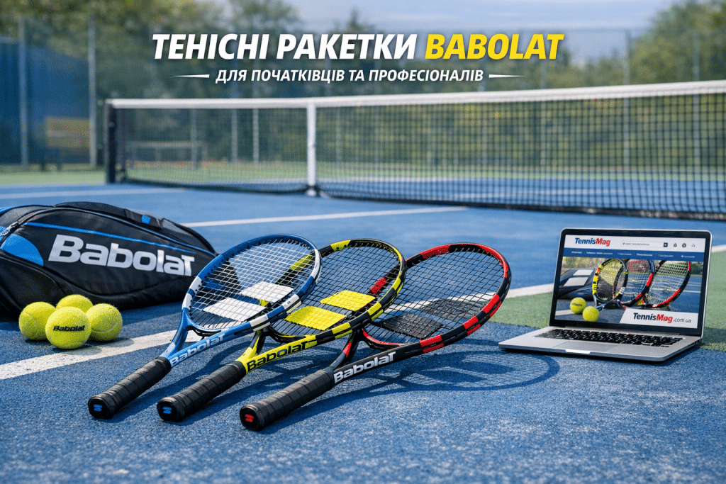 Як вибрати ракетку Babolat для великого тенісу?