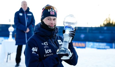 Штурла Легрейд з Малим кришталевим глобусом за спринти